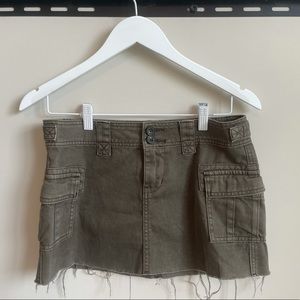 BDG Army Green Mini Skirt size 2